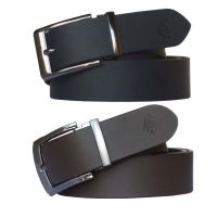 Combo Of Black Leather Casual Belts