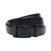 Black Leather Belt for Men