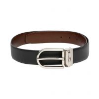 Black Leather Belt for Men