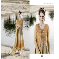 Mizzoli Mustard Poly Viscos , Dhuplan Anarkali  Suit