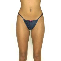 Secret Possessions Grey Comfort G-String Thong