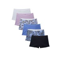 Comfort Cotton Boyshort Panties 6-Pack  