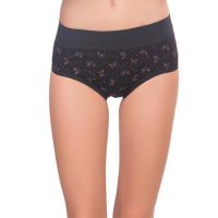 Black Printed Comfort Panties