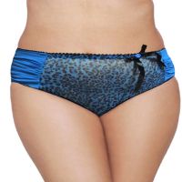 La SENZA Blue Animal Print Brief 