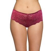 Sexy Floral Embroidered Lace Thong Pk 2