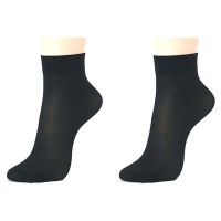 Black Soft Women Socks Pk 2