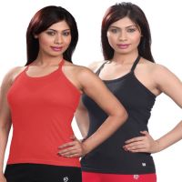 Multi Comfort Halter Neck Top Pk 2