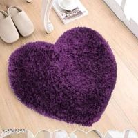 Attractive Heart Shaped Polyester Carpets 