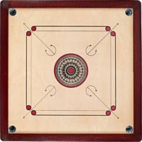 Sports Brown Wooden Carrom Board