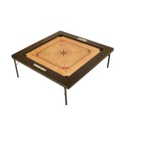 Stag Club Model Carrom Board With Low Stand And Coins