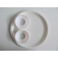 Chhajer Handicraft Acrylic Round Plate with Bowls