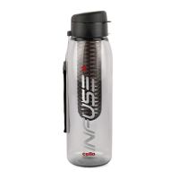 Cello Infuse Plastic Water Bottle 800 ml Black