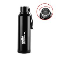 Cello Puro Steel-X Benz Stainless Steel Inner Insulated Bottle 900 ml (Black