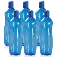Cello Sipwell PET Bottle Set 1 Litre Set of 6 Blue