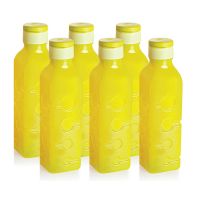 Cello Tango Polypropylene Bottle Set 600ml Set of 6 Yellow