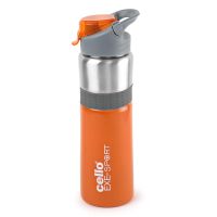 Cello Swag Stainless Steel Water Bottle 850ml Orange