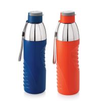Cello Puro Gliss Plastic Water Bottle Set 900ml Set of 2 Assorted