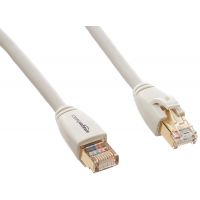 RJ45 Cat7 Network Ethernet Patch/LAN Cable - 25 Feet,White