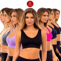 6 Sports Non Padded Bra Pack