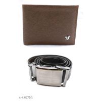Artifical Leather Solid Wallets & Belts