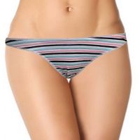 Snazzy's Cool Comfy Mix Colored Stripes Thong