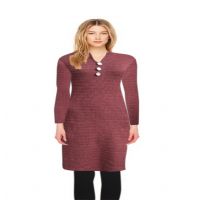 Shimmering Maroon Woolen Kurti Free Warm Legging