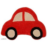 Siya Decorative Red Cotton Door Mats