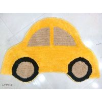 Siya Decorative Yellow Cotton Door Mats