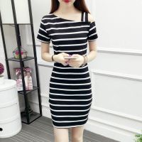 Seasons Slanted Shoulder Dress