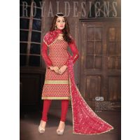 V&V Latest Pure Chanderi Cotton Fancy Salwar Suits