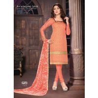 V&V Beautiful Latest Pure Chanderi Cotton Salwar Suits