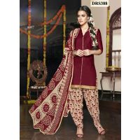 V&V Fancy Karishma Kapoor Patiala Cotton Dress Material