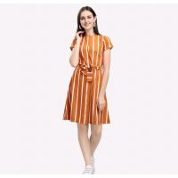 Classic Comfort Stripes Printed Women Dresses