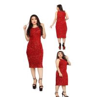 Fancy Modern Red Women Dresses