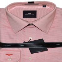 Parx Red Small Check Full Sleeves Cotton Shirt