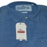 Parx Blue Full Sleeves Denim Shirt