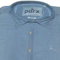 Parx Light Blue Full Sleeves Denim Shirt