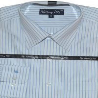 Notting Hill White With Blue Linning Full Sleeves Shirt