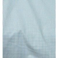 Raymond White With Blue Small Check Cotton Shirting Fabric