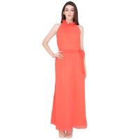 Elliana Peach Gown Dress