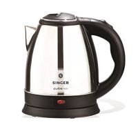 Singer Cutie DX 1500 Electric Kettle  (1.5 L, Silver, Black)