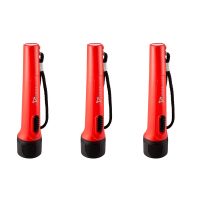 Syska Ultraflare T053AA 0.5-Watt LED Torch (Pack of 3, Red)