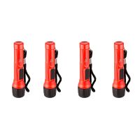 Syska Unispark T052AA 0.5-Watt LED Torch (Pack of 4, Red)