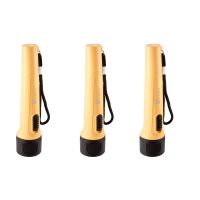 Syska Ultraflare T053AA 0.5-Watt LED Torch (Pack of 3, Yellow)