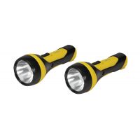 Havells Pathfinder 10 1-Watt Torch (Pack of 2, Yellow)