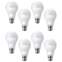 Havells LED Adore 9W B22 4 Star Lamp (Pack of 8, Cool Day Light)