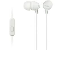 Sony MDR-EX15AP White Headset With Mic