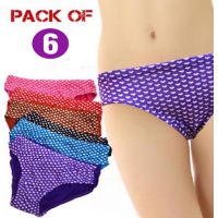 Value Pack of 6 Heart Print Brief