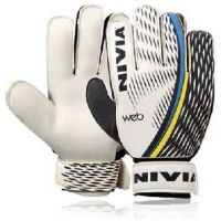Nivia Web Goalkeeping Gloves (L, Multicolor)