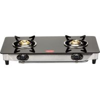 Pigeon Glass 2 Burner Cooktop Black